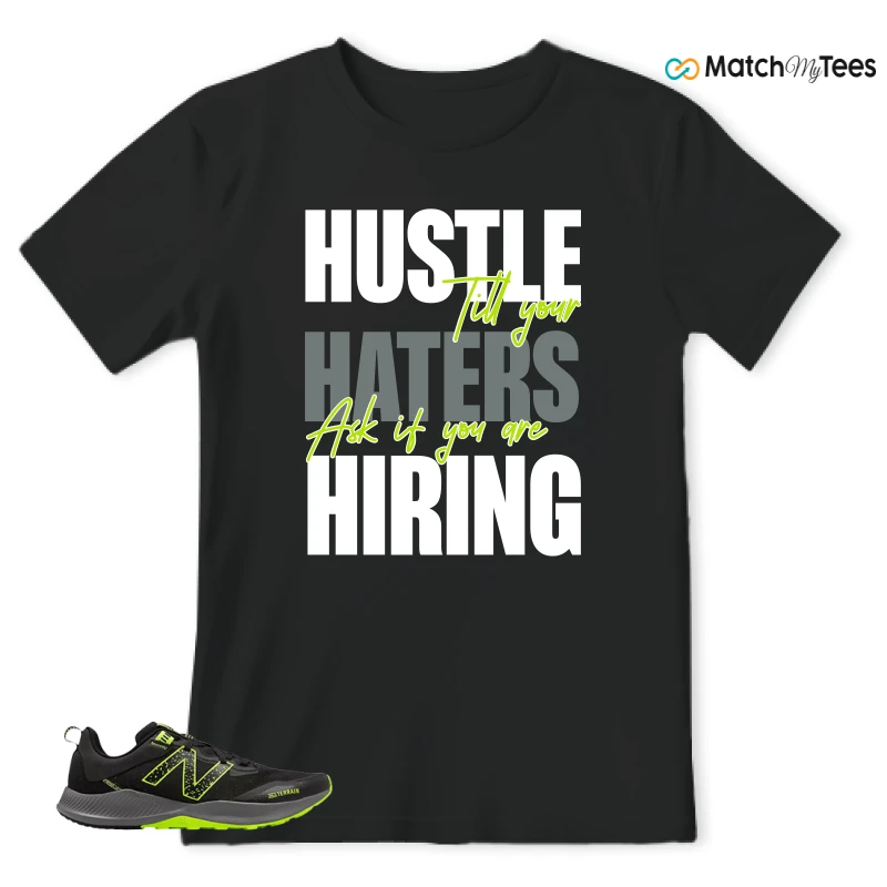 NEW BALANCE NITREL V4 BLACK LIMEADE SNEAKER Matching Tees t-shirt