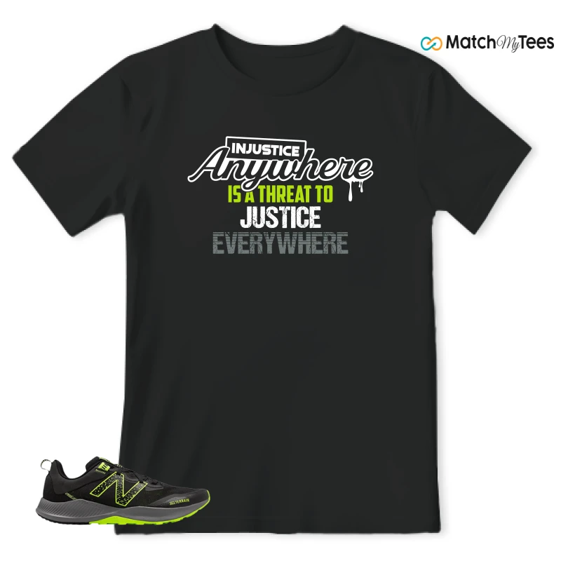 NEW BALANCE NITREL V4 BLACK LIMEADE SNEAKER Matching Tees t-shirt