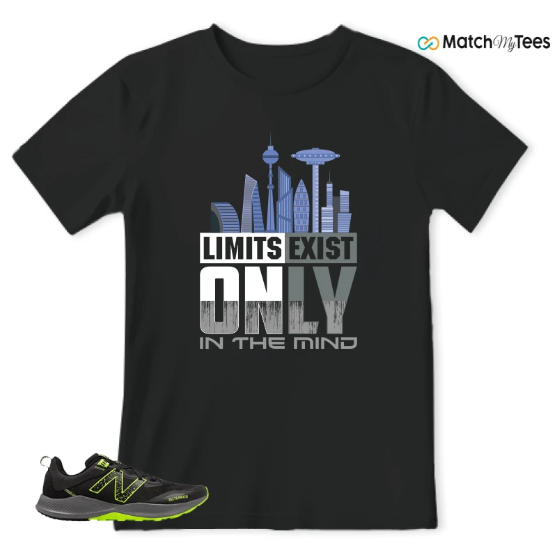 NEW BALANCE NITREL V4 BLACK LIMEADE SNEAKER Matching Tees t-shirt