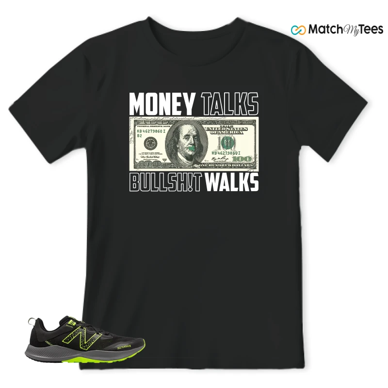 NEW BALANCE NITREL V4 BLACK LIMEADE SNEAKER Matching Tees t-shirt