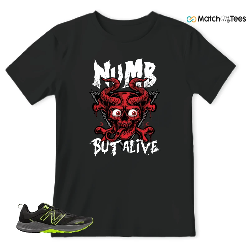 NEW BALANCE NITREL V4 BLACK LIMEADE SNEAKER Matching Tees t-shirt