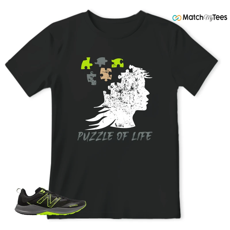 NEW BALANCE NITREL V4 BLACK LIMEADE SNEAKER Matching Tees t-shirt
