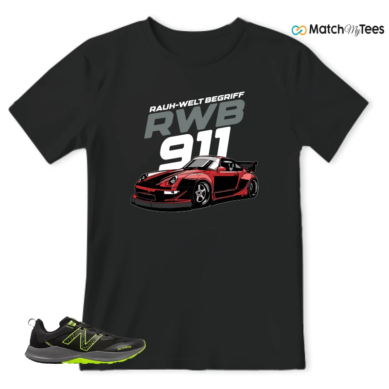 NEW BALANCE NITREL V4 BLACK LIMEADE SNEAKER Matching Tees t-shirt