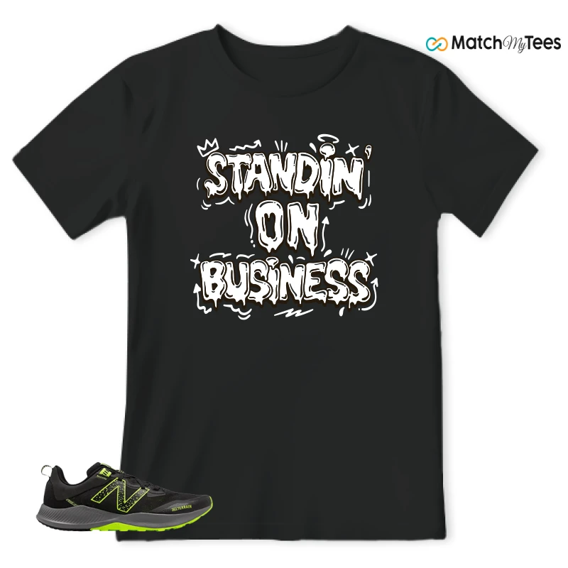 NEW BALANCE NITREL V4 BLACK LIMEADE SNEAKER Matching Tees t-shirt