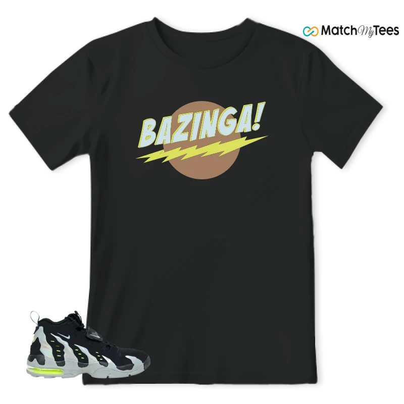 NIKE AIR DT MAX 96 BLACK MICA GREEN-VOLT SNEAKER Matching Tees t-shirt