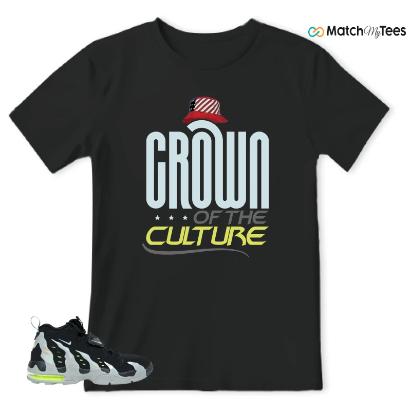 NIKE AIR DT MAX 96 BLACK MICA GREEN-VOLT SNEAKER Matching Tees t-shirt