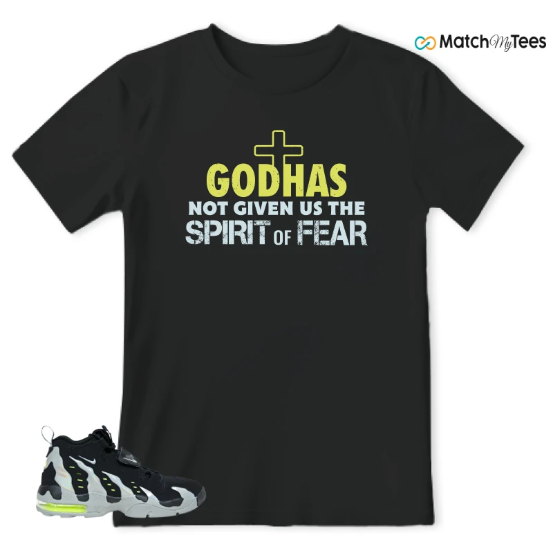 NIKE AIR DT MAX 96 BLACK MICA GREEN-VOLT SNEAKER Matching Tees t-shirt