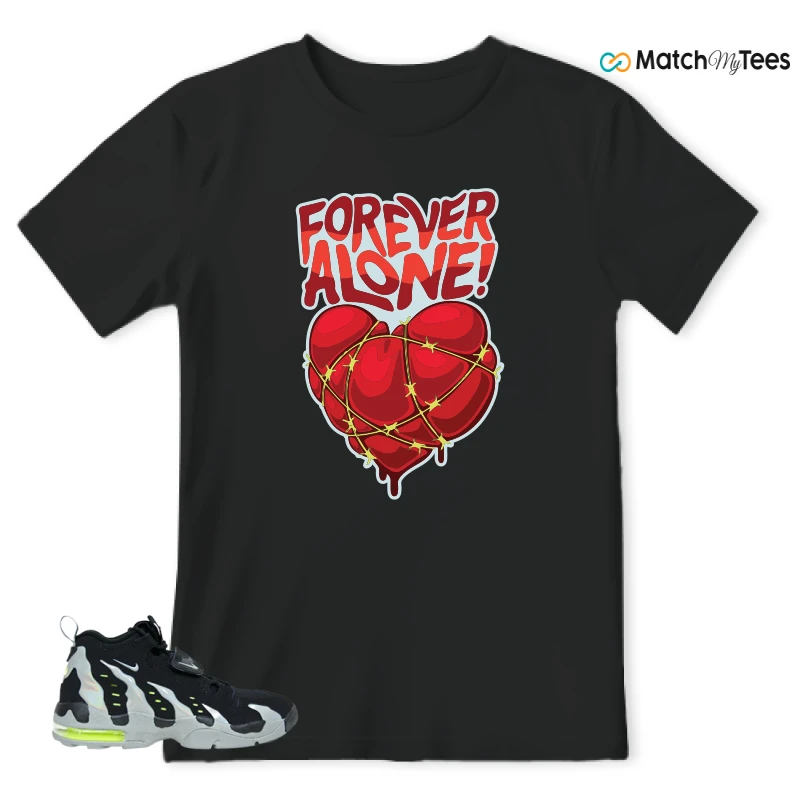NIKE AIR DT MAX 96 BLACK MICA GREEN-VOLT SNEAKER Matching Tees t-shirt