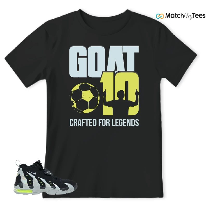 NIKE AIR DT MAX 96 BLACK MICA GREEN-VOLT SNEAKER Matching Tees t-shirt