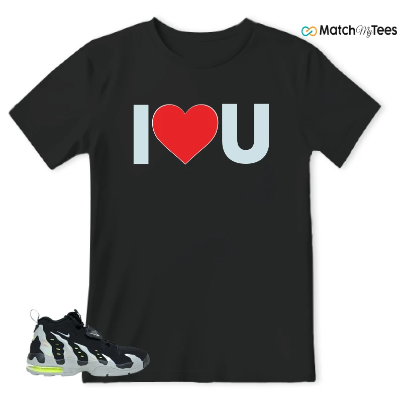 NIKE AIR DT MAX 96 BLACK MICA GREEN-VOLT SNEAKER Matching Tees t-shirt