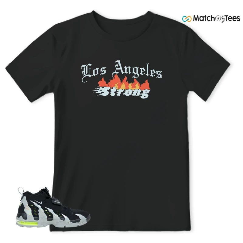 NIKE AIR DT MAX 96 BLACK MICA GREEN-VOLT SNEAKER Matching Tees t-shirt