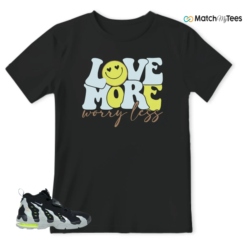 NIKE AIR DT MAX 96 BLACK MICA GREEN-VOLT SNEAKER Matching Tees t-shirt