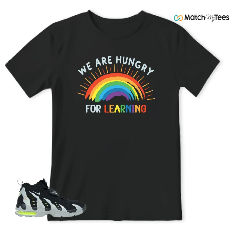 NIKE AIR DT MAX 96 BLACK MICA GREEN-VOLT SNEAKER Matching Tees t-shirt