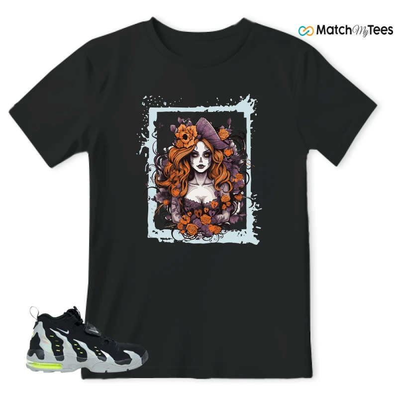 NIKE AIR DT MAX 96 BLACK MICA GREEN-VOLT SNEAKER Matching Tees t-shirt
