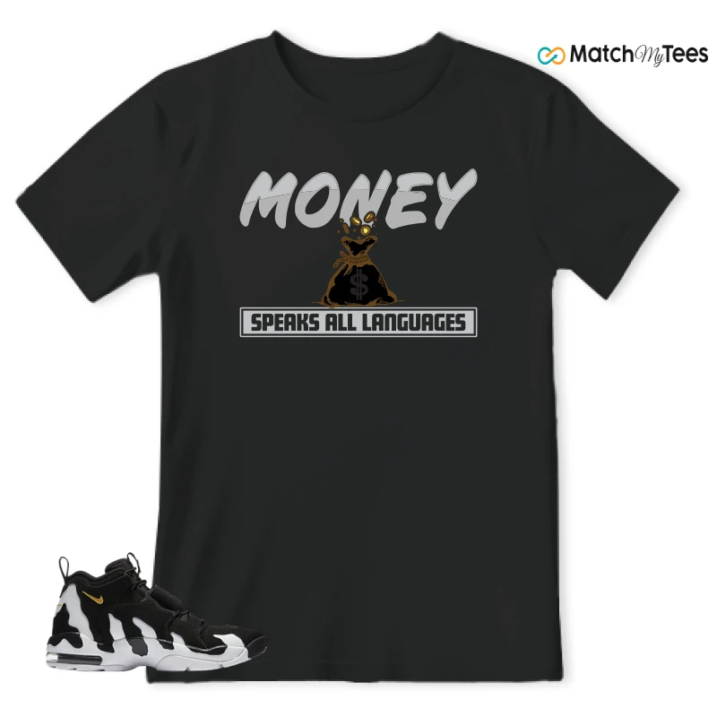 NIKE AIR DT MAX 96 BLACK VARSITY MAIZE SNEAKER Matching Tees t-shirt