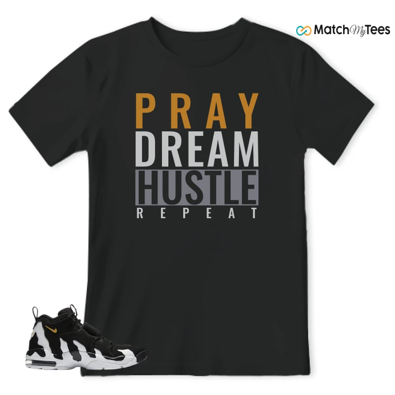 NIKE AIR DT MAX 96 BLACK VARSITY MAIZE SNEAKER Matching Tees t-shirt