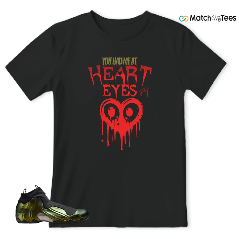 NIKE AIR FLIGHTPOSITE BLACK METALLIC GOLD SNEAKER Matching Tees t-shirt