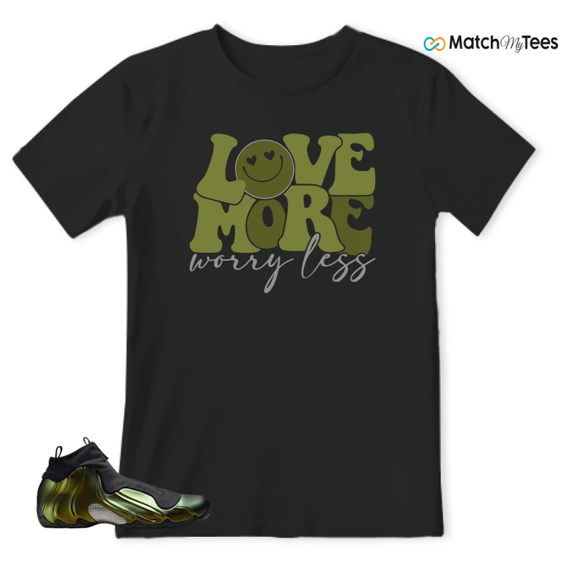 NIKE AIR FLIGHTPOSITE BLACK METALLIC GOLD SNEAKER Matching Tees t-shirt