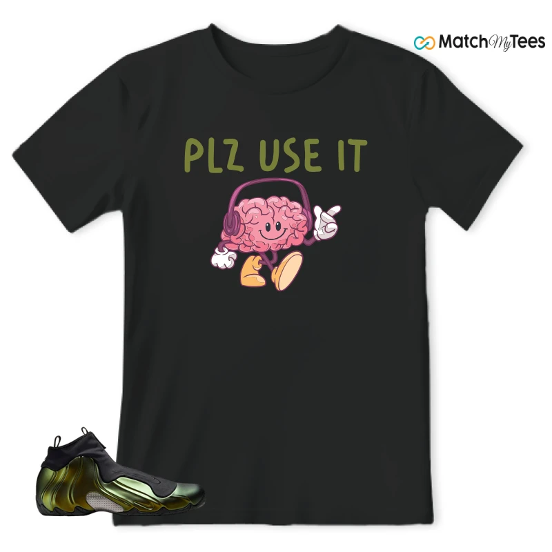 NIKE AIR FLIGHTPOSITE BLACK METALLIC GOLD SNEAKER Matching Tees t-shirt