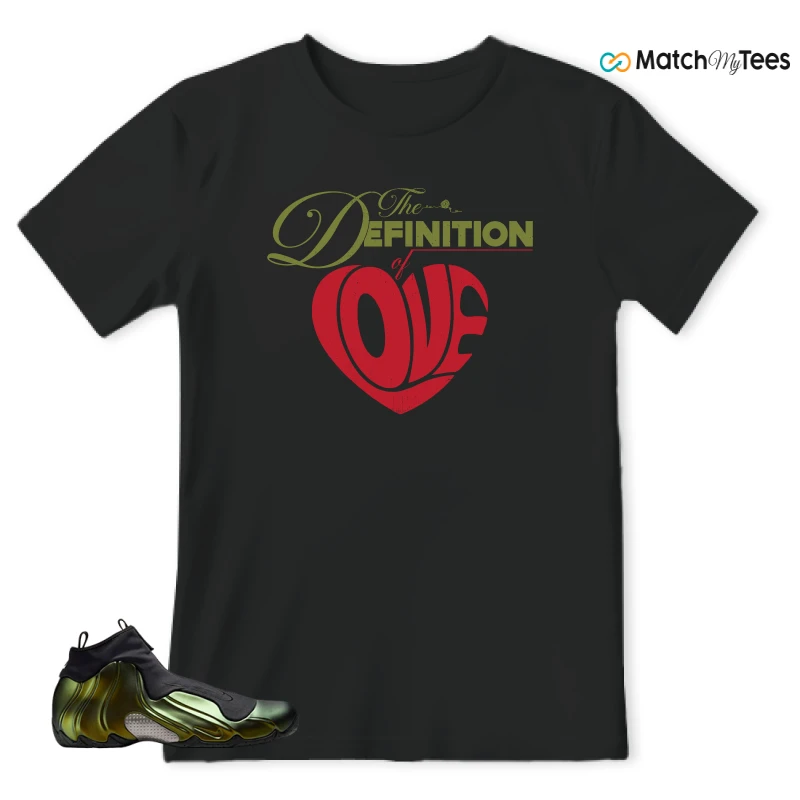NIKE AIR FLIGHTPOSITE BLACK METALLIC GOLD SNEAKER Matching Tees t-shirt