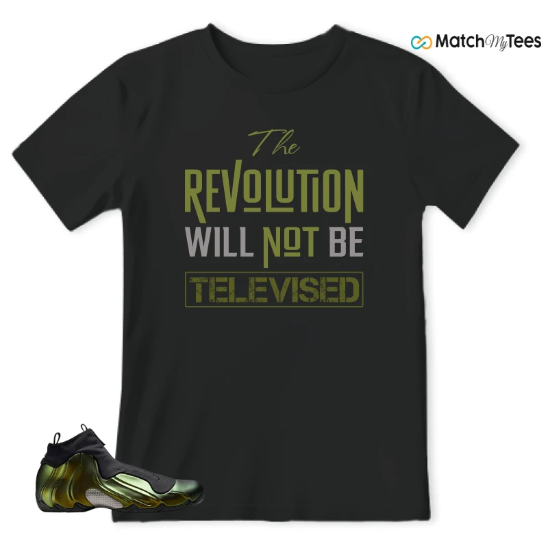 NIKE AIR FLIGHTPOSITE BLACK METALLIC GOLD SNEAKER Matching Tees t-shirt