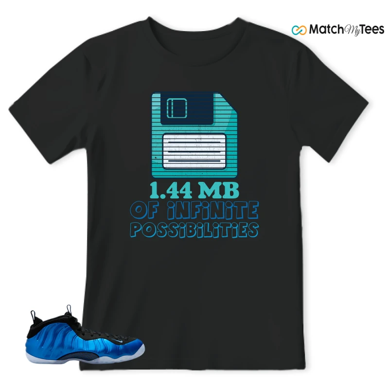 NIKE AIR FOAMPOSITE ONE ROYAL 2024 SNEAKER Matching Tees t-shirt