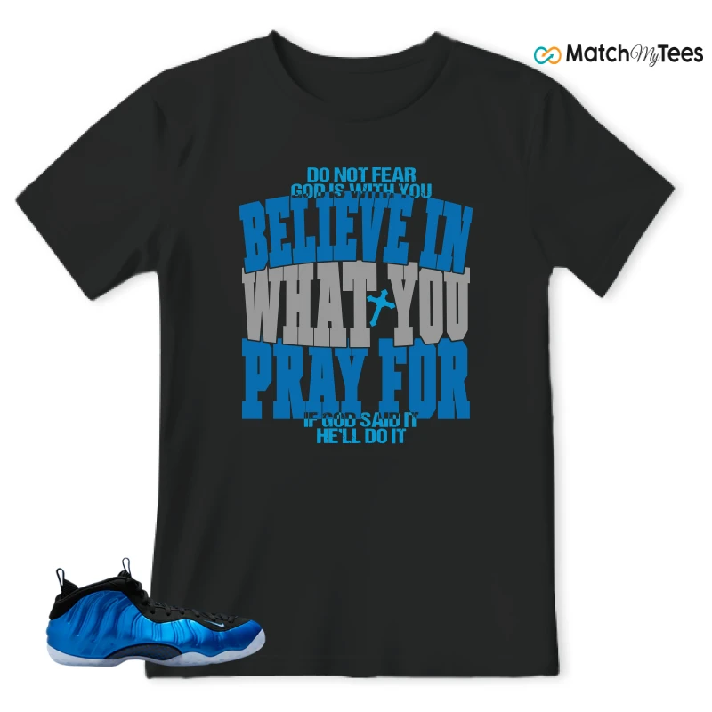 NIKE AIR FOAMPOSITE ONE ROYAL 2024 SNEAKER Matching Tees t-shirt
