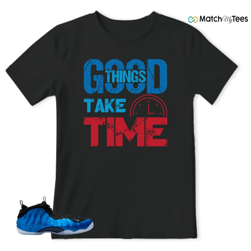 NIKE AIR FOAMPOSITE ONE ROYAL 2024 SNEAKER Matching Tees t-shirt