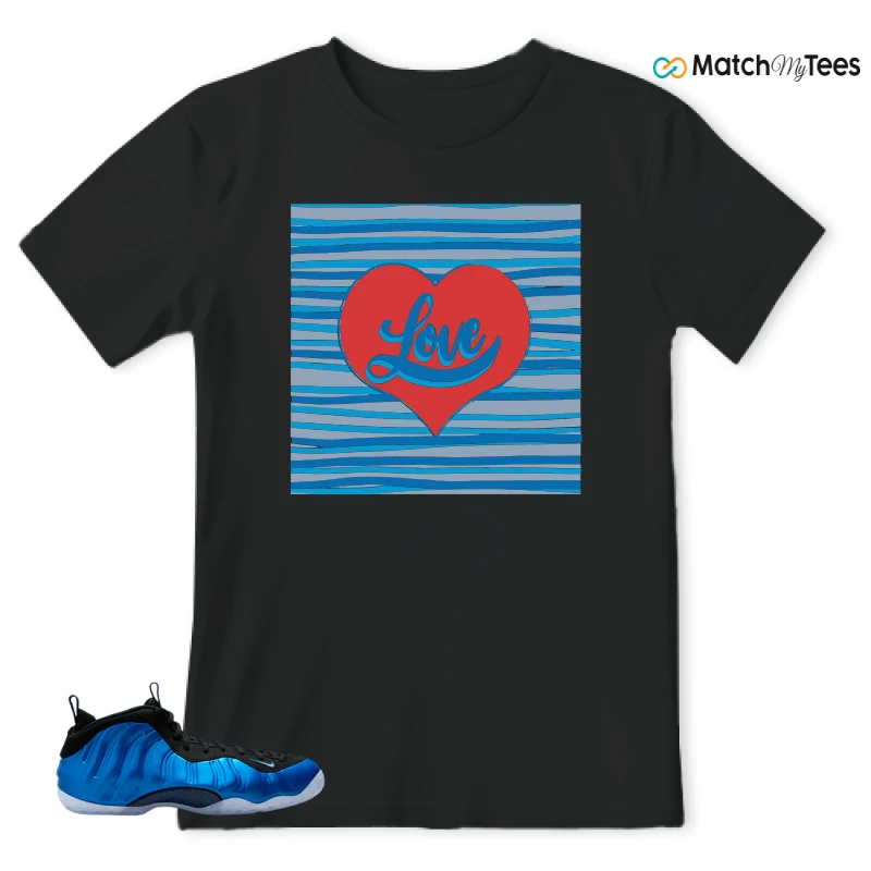 NIKE AIR FOAMPOSITE ONE ROYAL 2024 SNEAKER Matching Tees t-shirt