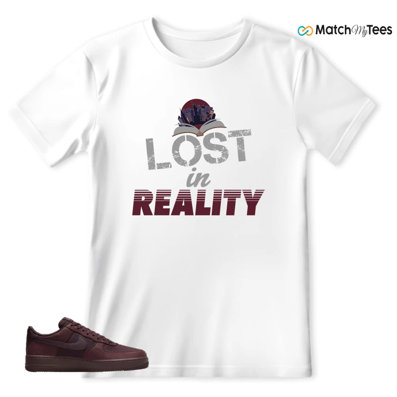 NIKE AIR FORCE 1 07 BURGUNDY CRUSH SNEAKER Matching Tees t-shirt