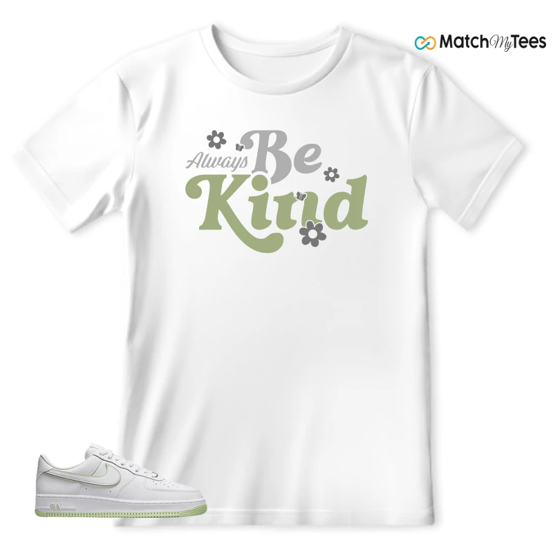 NIKE AIR FORCE 1 '07 HONEYDEW SNEAKER Matching Tees t-shirt