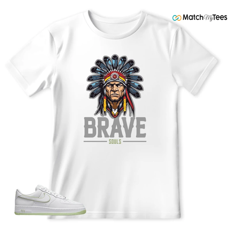 NIKE AIR FORCE 1 '07 HONEYDEW SNEAKER Matching Tees T-shirt for Men