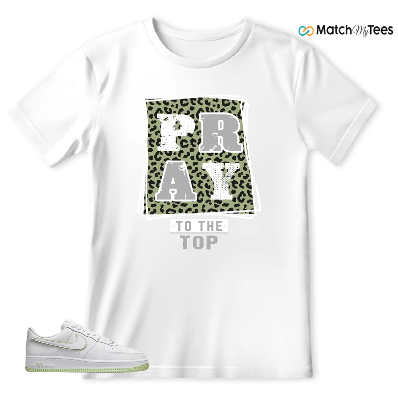 NIKE AIR FORCE 1 '07 HONEYDEW SNEAKER Matching Tees t-shirt