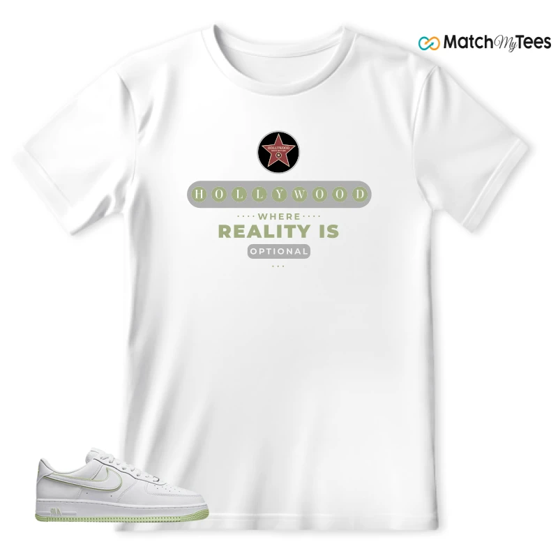 NIKE AIR FORCE 1 '07 HONEYDEW SNEAKER Matching Tees t-shirt