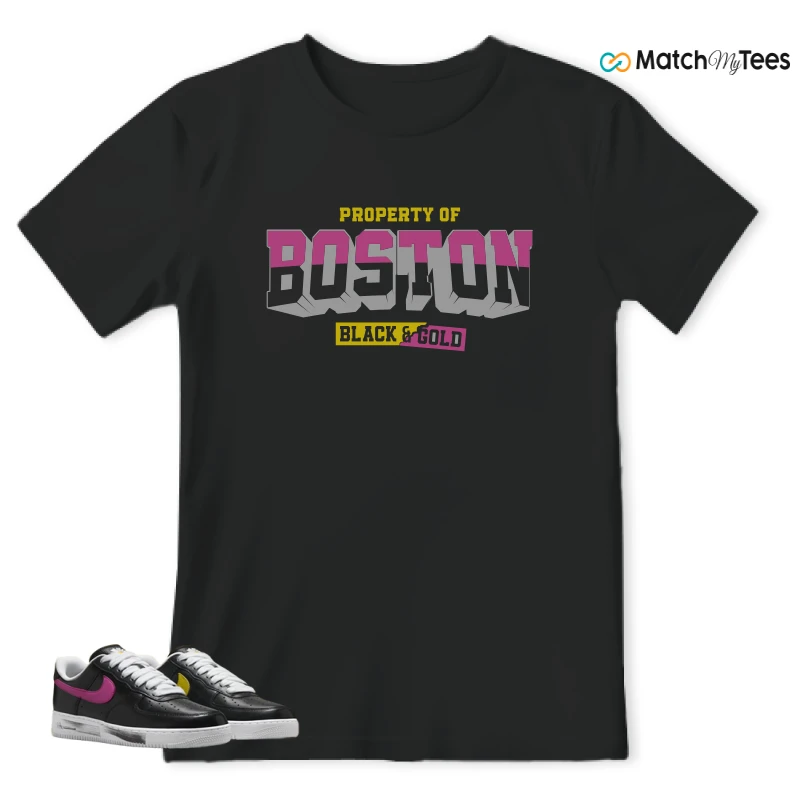 NIKE AIR FORCE 1 '07 X G-DRAGON PARA-NOISE 3.0 SNEAKER Matching Tees t-shirt