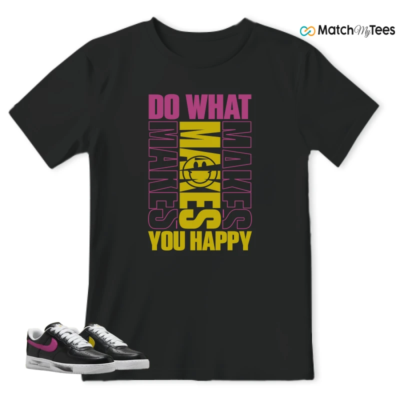 NIKE AIR FORCE 1 '07 X G-DRAGON PARA-NOISE 3.0 SNEAKER Matching Tees t-shirt
