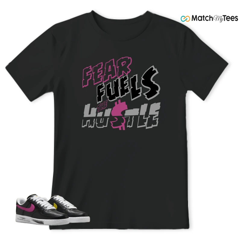 NIKE AIR FORCE 1 '07 X G-DRAGON PARA-NOISE 3.0 SNEAKER Matching Tees t-shirt