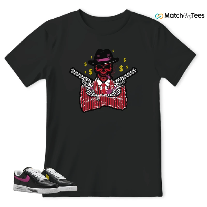 NIKE AIR FORCE 1 '07 X G-DRAGON PARA-NOISE 3.0 SNEAKER Matching Tees t-shirt