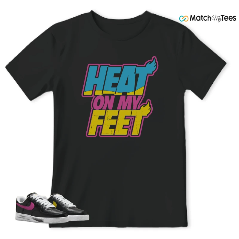 NIKE AIR FORCE 1 '07 X G-DRAGON PARA-NOISE 3.0 SNEAKER Matching Tees t-shirt