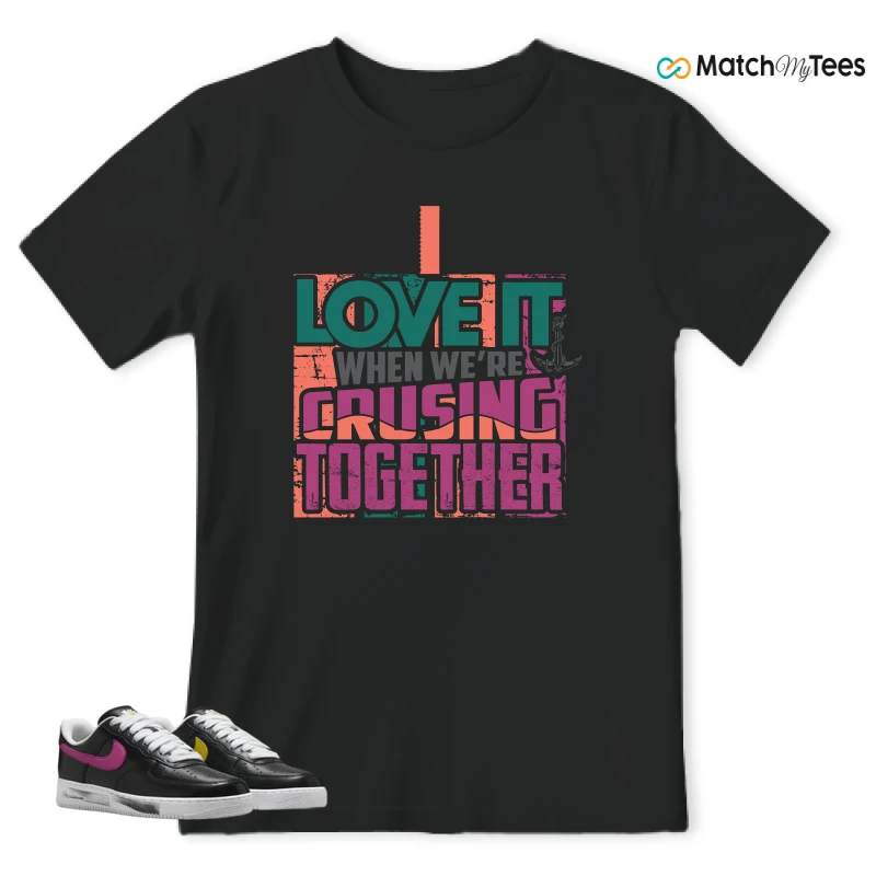 NIKE AIR FORCE 1 '07 X G-DRAGON PARA-NOISE 3.0 SNEAKER Matching Tees t-shirt