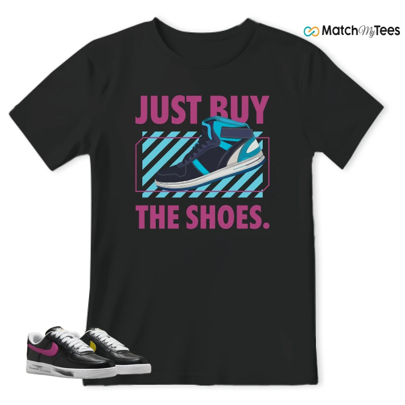 NIKE AIR FORCE 1 '07 X G-DRAGON PARA-NOISE 3.0 SNEAKER Matching Tees t-shirt