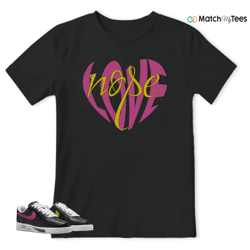 NIKE AIR FORCE 1 '07 X G-DRAGON PARA-NOISE 3.0 SNEAKER Matching Tees t-shirt