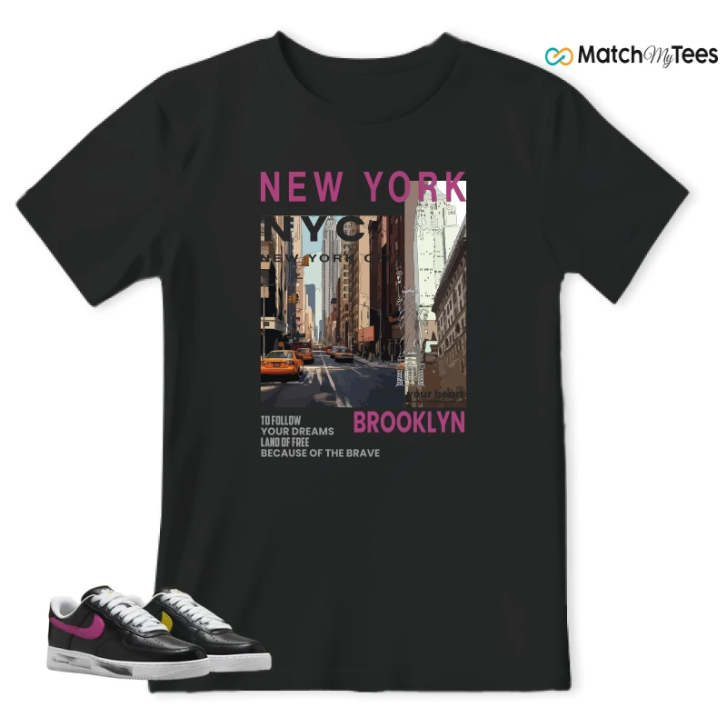 NIKE AIR FORCE 1 '07 X G-DRAGON PARA-NOISE 3.0 SNEAKER Matching Tees t-shirt