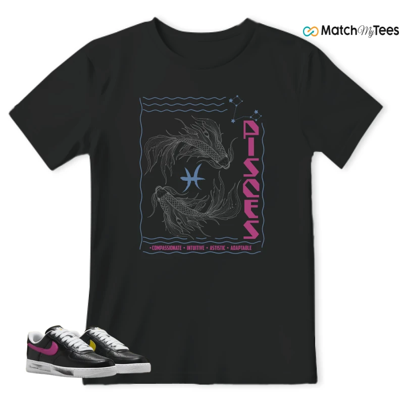 NIKE AIR FORCE 1 '07 X G-DRAGON PARA-NOISE 3.0 SNEAKER Matching Tees t-shirt