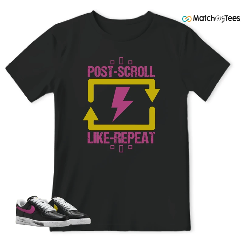 NIKE AIR FORCE 1 '07 X G-DRAGON PARA-NOISE 3.0 SNEAKER Matching Tees t-shirt