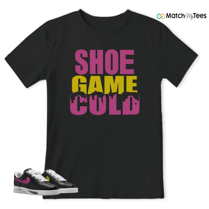 NIKE AIR FORCE 1 '07 X G-DRAGON PARA-NOISE 3.0 SNEAKER Matching Tees t-shirt