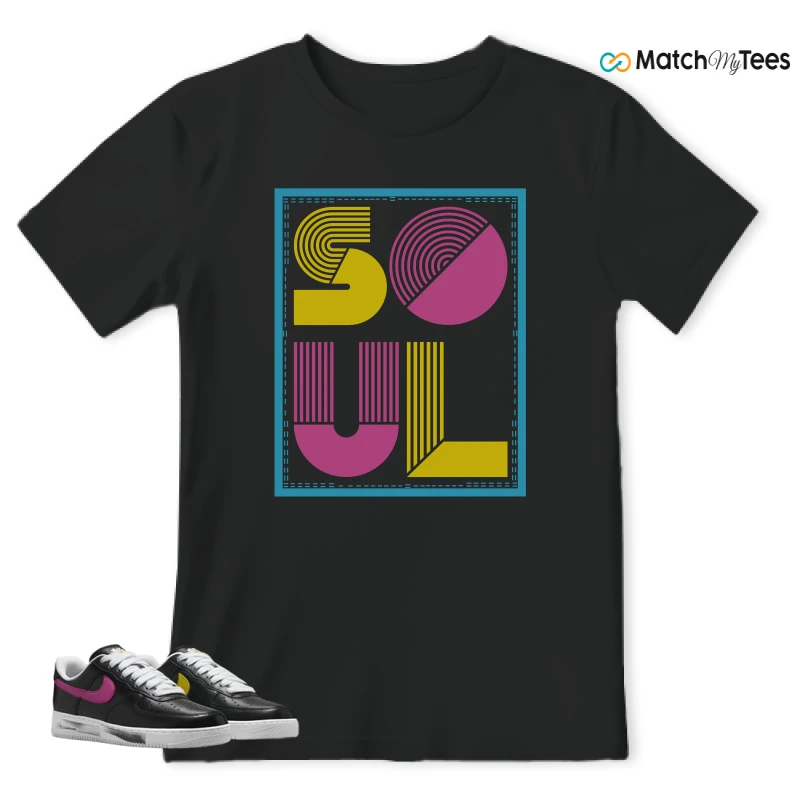 NIKE AIR FORCE 1 '07 X G-DRAGON PARA-NOISE 3.0 SNEAKER Matching Tees t-shirt