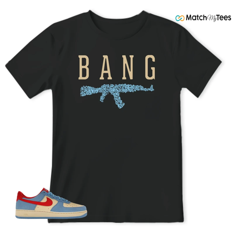NIKE AIR FORCE 1 LOW '07 LV8 DORAEMON SNEAKER Matching Tees t-shirt