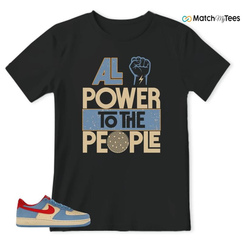 NIKE AIR FORCE 1 LOW '07 LV8 DORAEMON SNEAKER Matching Tees t-shirt