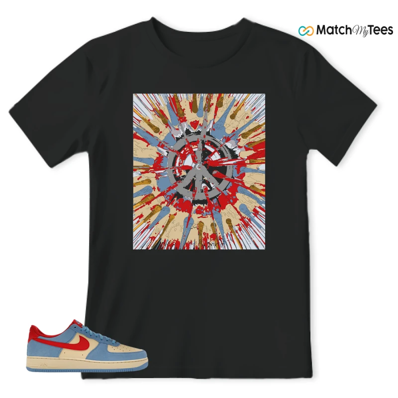 NIKE AIR FORCE 1 LOW '07 LV8 DORAEMON SNEAKER Matching Tees t-shirt